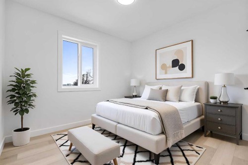 7415 39 Avenue Nw, Calgary, AB - Indoor Photo Showing Bedroom