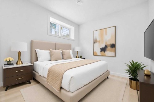 7415 39 Avenue Nw, Calgary, AB - Indoor Photo Showing Bedroom