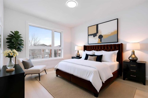 7415 39 Avenue Nw, Calgary, AB - Indoor Photo Showing Bedroom