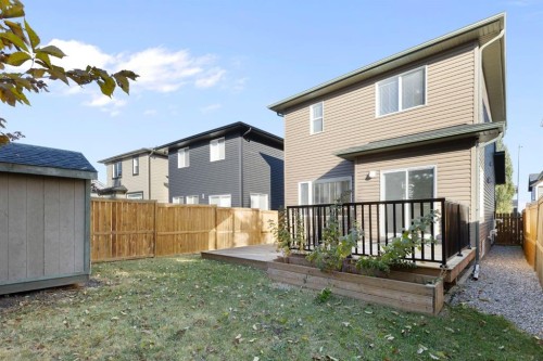 328 Silverado Plains Circle Sw, Calgary, AB - Outdoor With Deck Patio Veranda