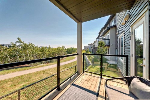 35 Spring Creek Common Sw, Calgary, AB - Outdoor With Balcony With Exterior