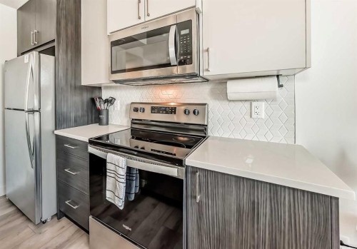 35 Spring Creek Common Sw, Calgary, AB - Indoor Photo Showing Kitchen