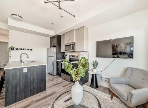 35 Spring Creek Common Sw, Calgary, AB - Indoor Photo Showing Kitchen