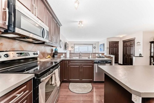 273 Chaparral Valley Drive Se, Calgary, AB - Indoor Photo Showing Kitchen With Stainless Steel Kitchen