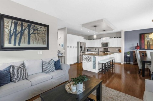 101 Evanscreek Court Nw, Calgary, AB - Indoor Photo Showing Living Room