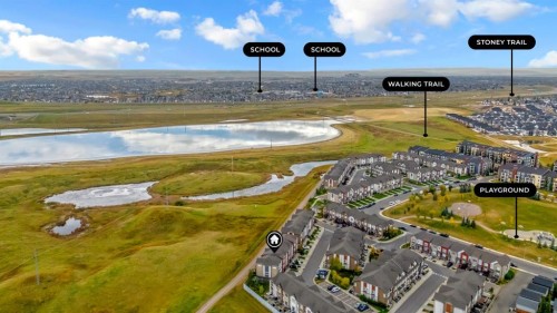 50 Copperstone Common Se, Calgary, AB - Outdoor With View