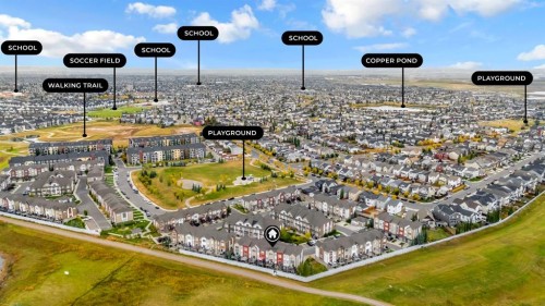 50 Copperstone Common Se, Calgary, AB - Outdoor With View