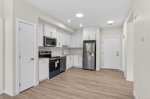 2304-15 Skyview Point Crescent Ne, Calgary, AB - Indoor Photo Showing Kitchen With Stainless Steel Kitchen With Upgraded Kitchen