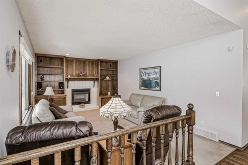 14319 Evergreen Street Sw, Calgary, AB - Indoor With Fireplace