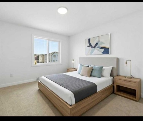 21 Cornerbrook Lane Ne, Calgary, AB - Indoor Photo Showing Bedroom