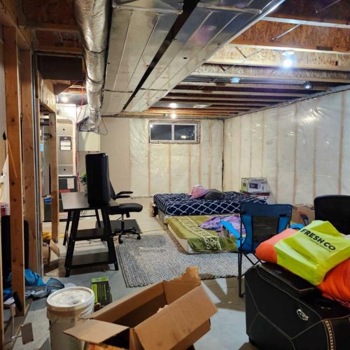 186 Cornerstone Road Ne, Calgary, AB - Indoor Photo Showing Basement