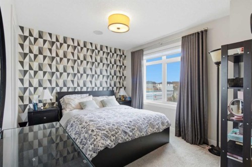 95 Sage Bluff Gate Nw, Calgary, AB - Indoor Photo Showing Bedroom