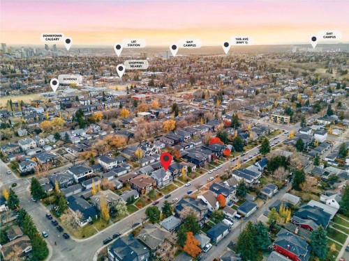 417 29 Avenue Nw, Calgary, AB - Outdoor With View