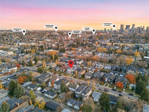 417 29 Avenue Nw, Calgary, AB - Outdoor With View