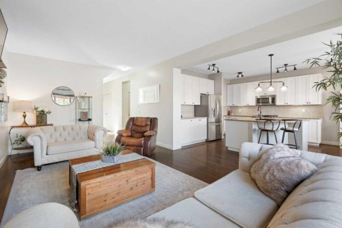 47 Copperstone Mews Se, Calgary, AB - Indoor Photo Showing Living Room