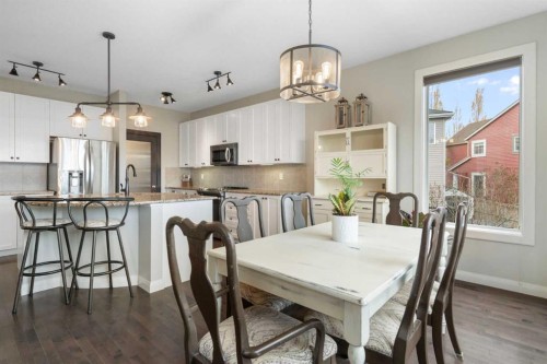 47 Copperstone Mews Se, Calgary, AB - Indoor Photo Showing Dining Room