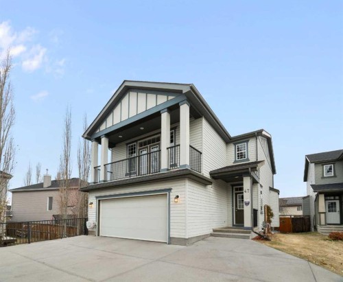 47 Copperstone Mews Se, Calgary, AB - Outdoor With Balcony