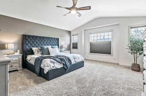 73 Evanspark Way Nw, Calgary, AB - Indoor Photo Showing Bedroom