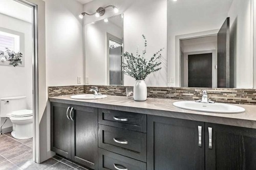 73 Evanspark Way Nw, Calgary, AB - Indoor Photo Showing Bathroom