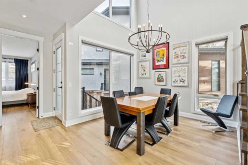 1636 Acton Avenue Sw, Calgary, AB - Indoor Photo Showing Dining Room