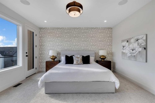 336 Normandy Drive Sw, Calgary, AB - Indoor Photo Showing Bedroom