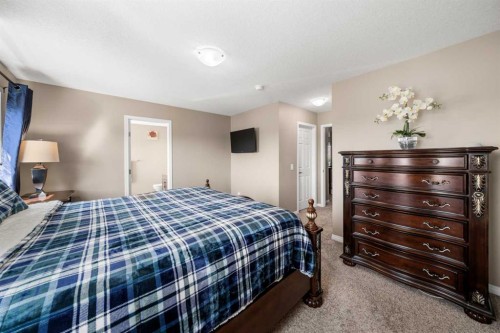 353 Windrow Crescent Sw, Airdrie, AB - Indoor Photo Showing Bedroom