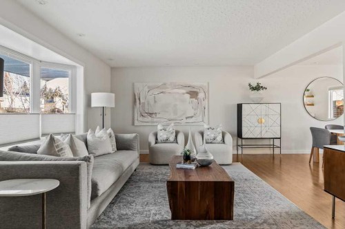 1571 Windsor Street Nw, Calgary, AB - Indoor Photo Showing Living Room