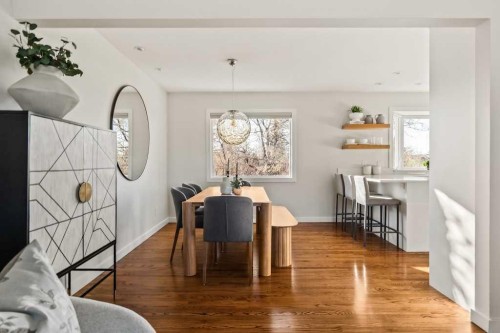 1571 Windsor Street Nw, Calgary, AB - Indoor Photo Showing Dining Room