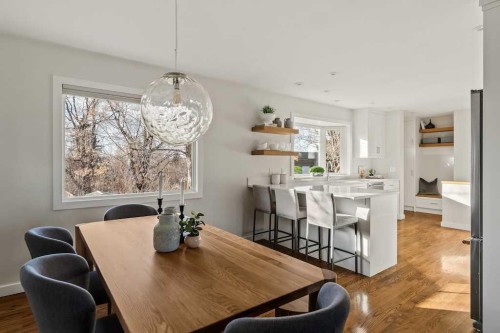 1571 Windsor Street Nw, Calgary, AB - Indoor Photo Showing Dining Room