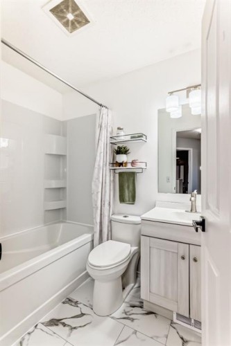 8-122 Bow Ridge Crescent, Cochrane, AB - Indoor Photo Showing Bathroom