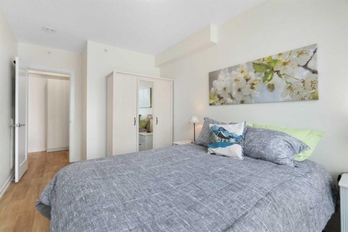 1503-450 8 Avenue Se, Calgary, AB - Indoor Photo Showing Bedroom