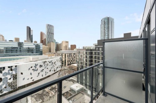 1503-450 8 Avenue Se, Calgary, AB - Outdoor With Balcony With View