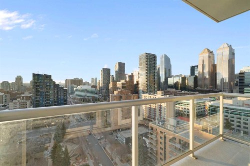 1503-215 13 Avenue Sw, Calgary, AB - Outdoor With Balcony With View