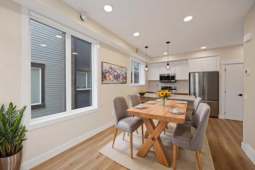 812-10060 46 Street Ne, Calgary, AB - Indoor Photo Showing Dining Room