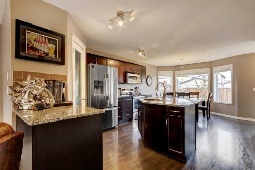 207 Cranford Crescent Se, Calgary, AB - Indoor Photo Showing Kitchen With Stainless Steel Kitchen With Upgraded Kitchen