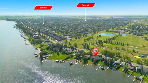 476 West Chestermere Drive, Chestermere, AB - Outdoor With Body Of Water With View