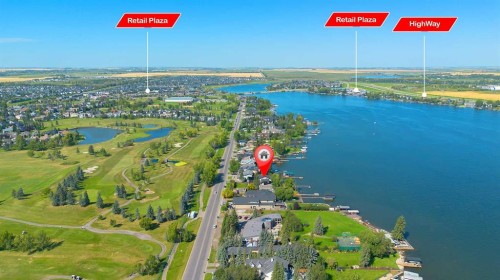 476 West Chestermere Drive, Chestermere, AB - Outdoor With Body Of Water With View