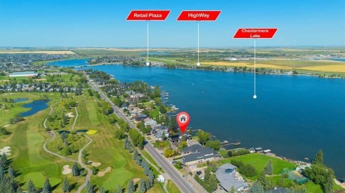 476 West Chestermere Drive, Chestermere, AB - Outdoor With Body Of Water With View