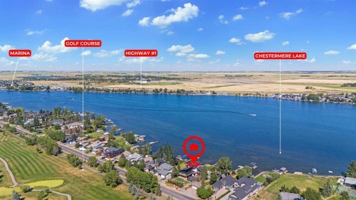 476 West Chestermere Drive, Chestermere, AB - Outdoor With Body Of Water With View