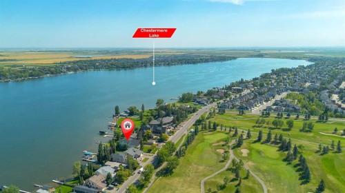 476 West Chestermere Drive, Chestermere, AB - Outdoor With Body Of Water With View