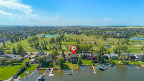476 West Chestermere Drive, Chestermere, AB - Outdoor With Body Of Water With View