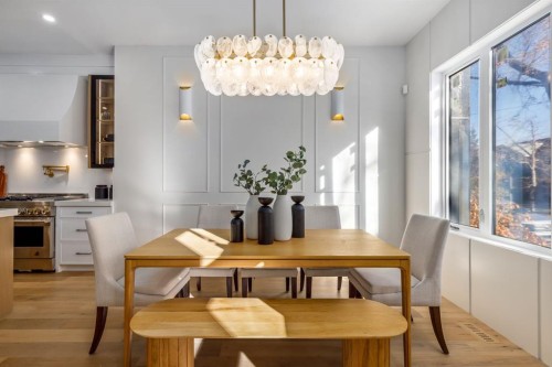 727 15 Street Nw, Calgary, AB - Indoor Photo Showing Dining Room
