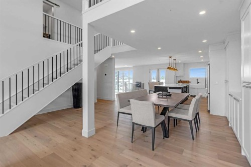 340 West Chestermere Drive, Chestermere, AB - Indoor Photo Showing Dining Room