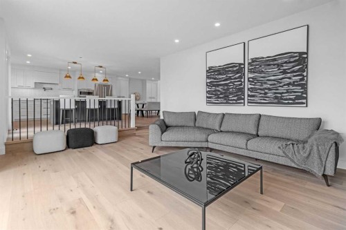 340 West Chestermere Drive, Chestermere, AB - Indoor Photo Showing Living Room