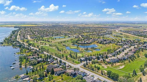 340 West Chestermere Drive, Chestermere, AB - Outdoor With Body Of Water With View