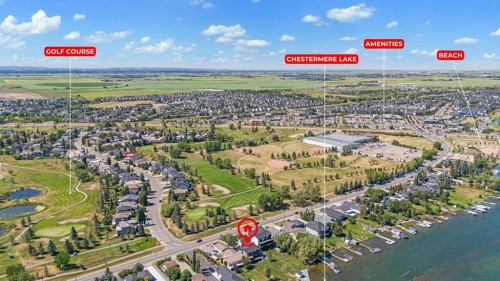 340 West Chestermere Drive, Chestermere, AB - Outdoor With View