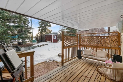 330 Oakwood Place Sw, Calgary, AB - Outdoor With Deck Patio Veranda With Exterior