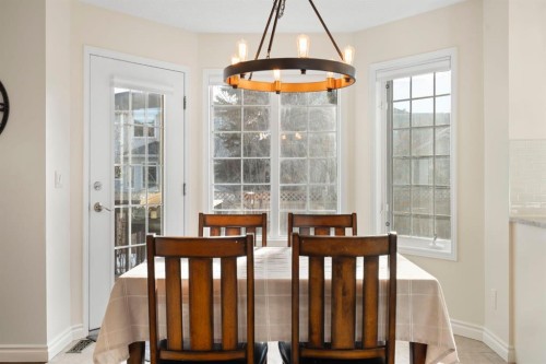 209 Hawkstone Drive Nw, Calgary, AB - Indoor Photo Showing Dining Room