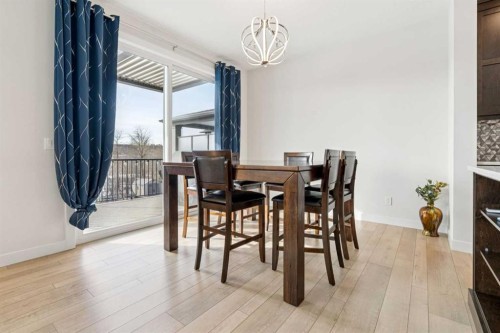548 Cranbrook Gardens Se, Calgary, AB - Indoor Photo Showing Dining Room