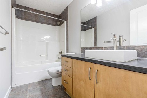 173 Silverado Plains Close Sw, Calgary, AB - Indoor Photo Showing Bathroom